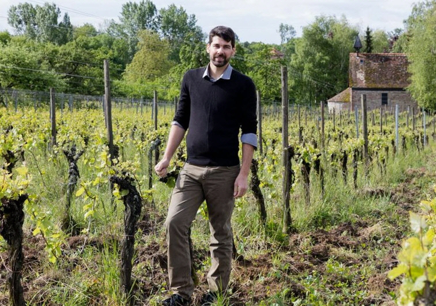 Philippe Brand dans son vignoble à Ergersheim